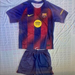 🥰Lamine Yamal #10 Kids Soccer Jersey Short Suit Set🤭